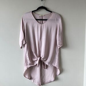 Strak X Silky Knot Front Blouse -XS